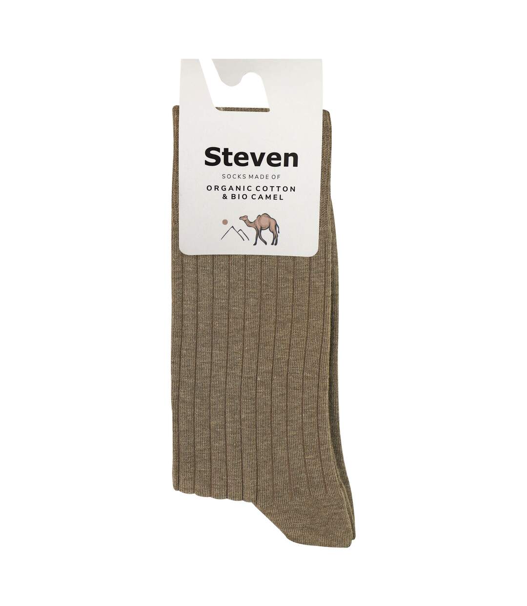 Mens Organic Cotton Camel Wool Socks - Warm Breathable Comfort for Everyday Wear-2