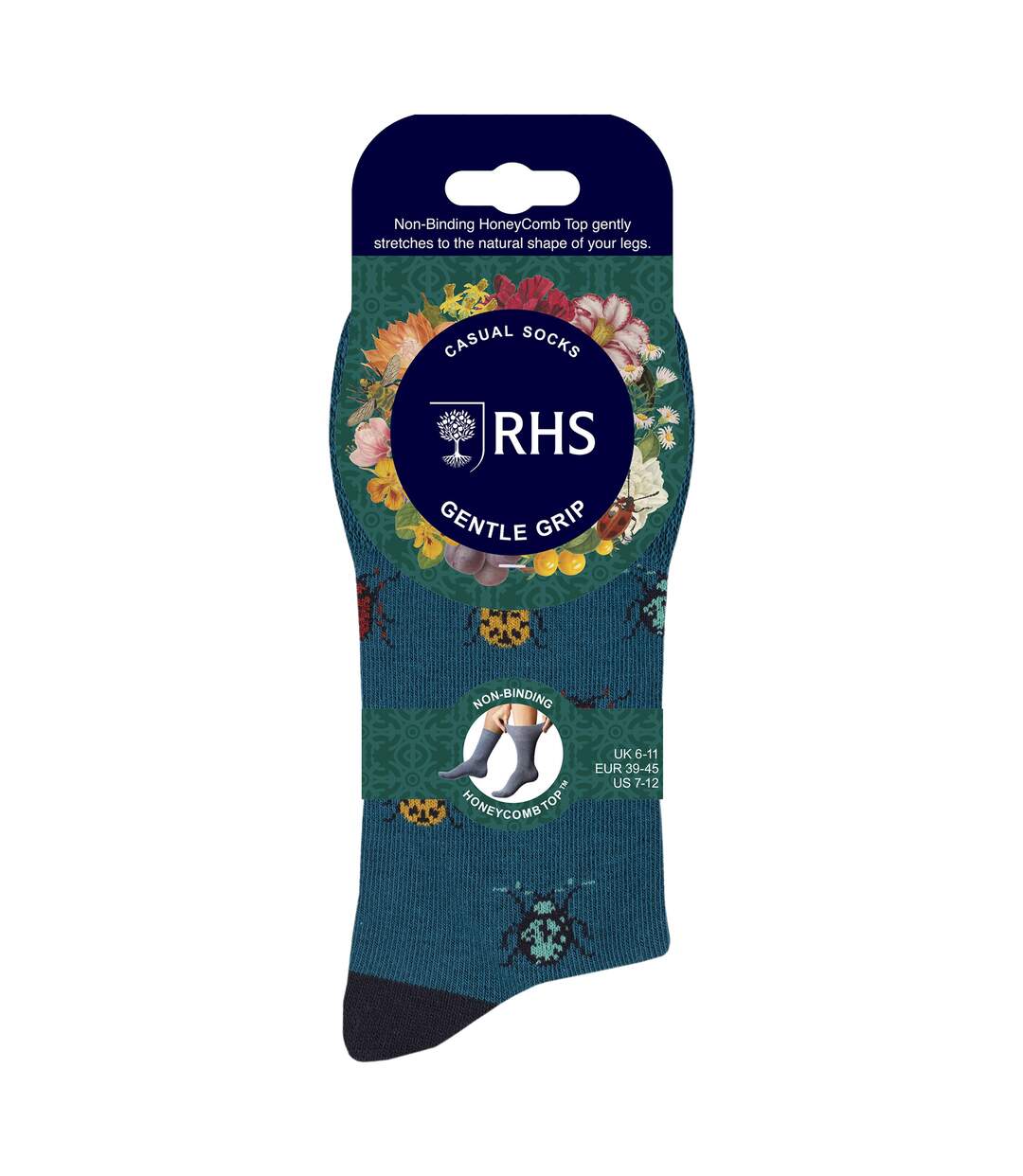 Gentle Grip - Lot de 6 Paires Chaussettes Sans Elastique Diabetique Pour Femme-2