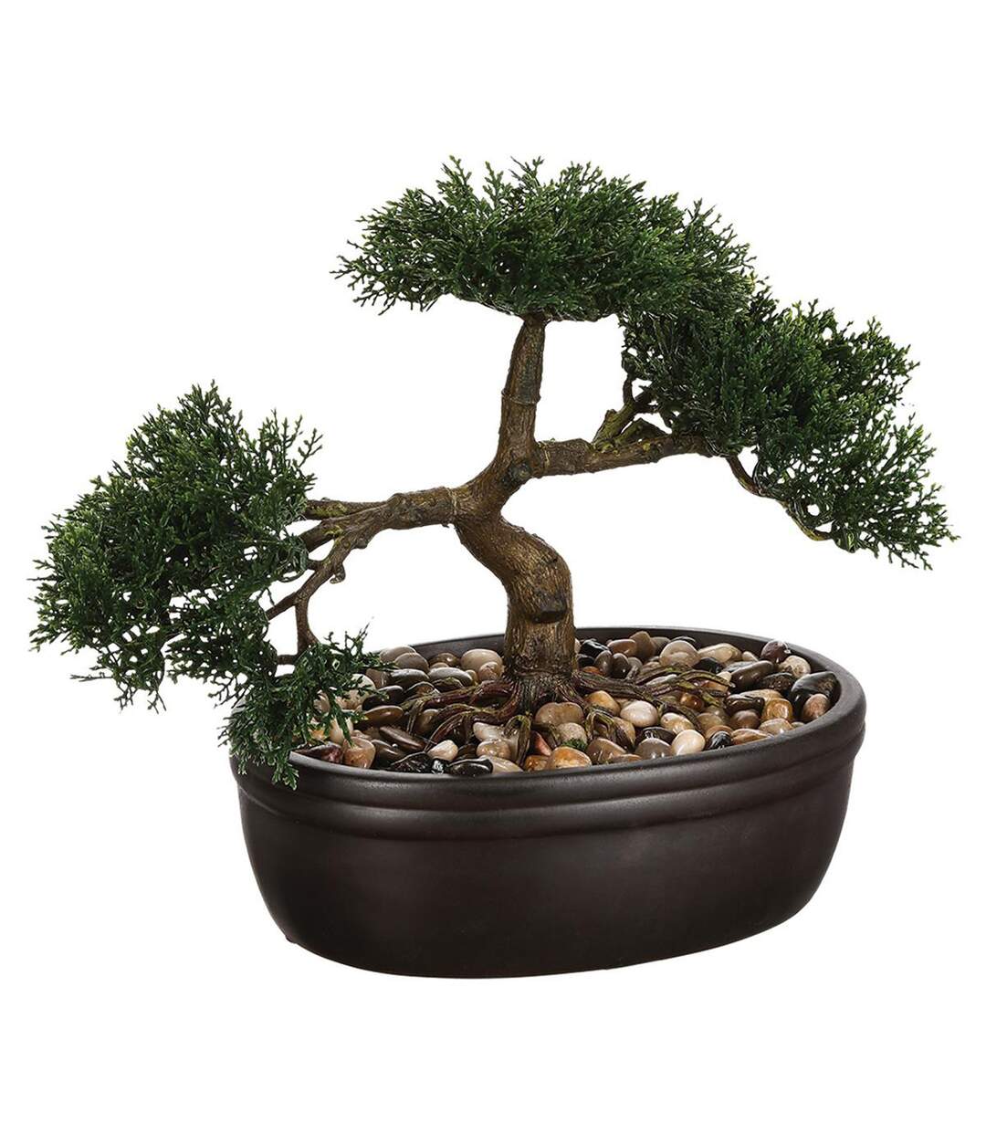 Bonsai artificiel en pot - H. 23 cm