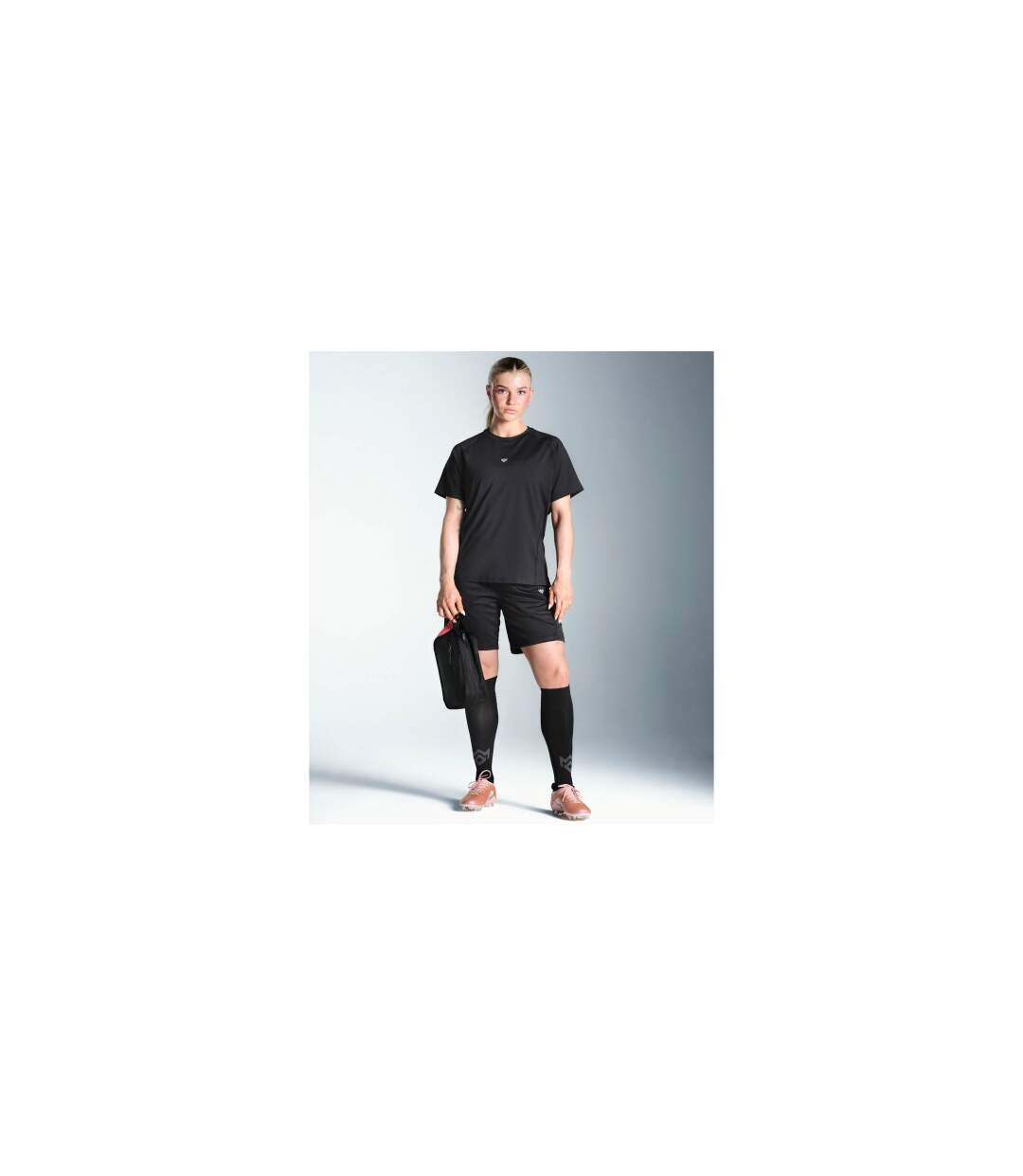 Womens/ladies Portiere Sports Shorts Black Miss Kick-1