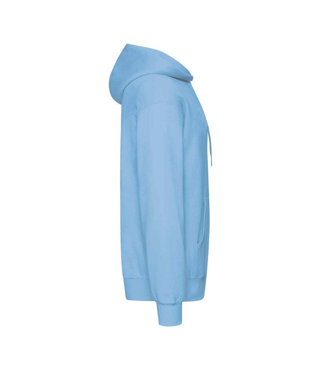Sweat À Capuche Classic Adulte Bleu Ciel Fruit Of The Loom-3