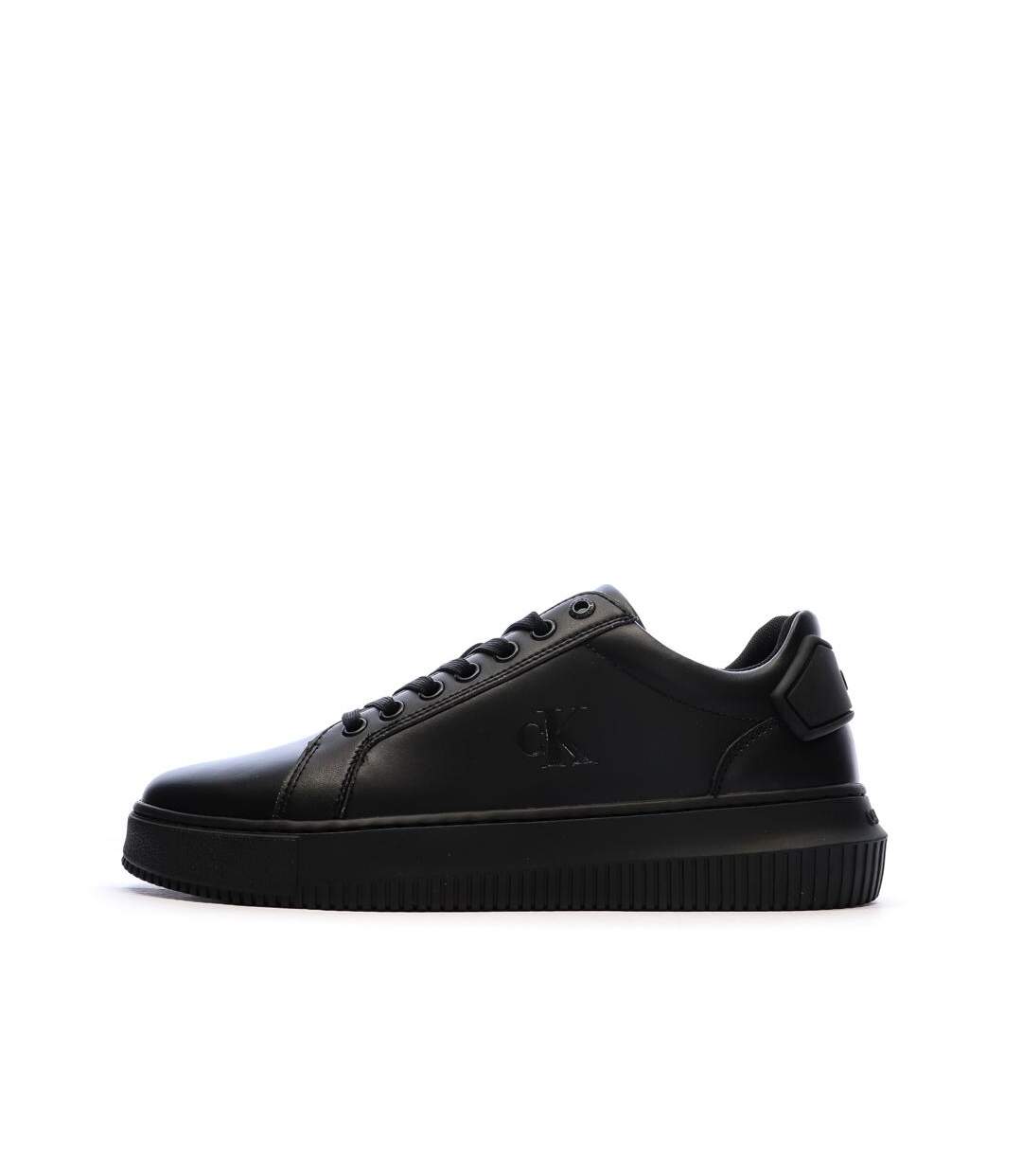 Baskets noir homme calvin klein jeans classic cupsole lace-1