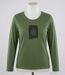 MAYFLOWER NIKKI4 : Tee-shirt manches longues olive en coton pour un style naturel-3