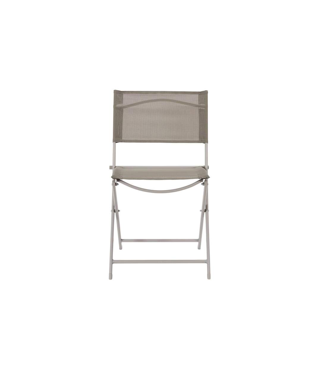 Lot de 4 Chaises de Jardin Elba 80cm Beige-3