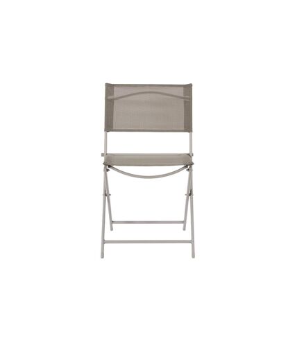 Lot de 4 Chaises de Jardin Elba 80cm Beige