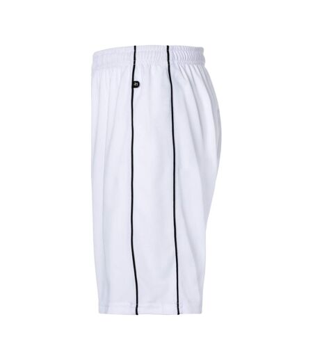 Short Basic Homme Blanc Noir James And Nicholson