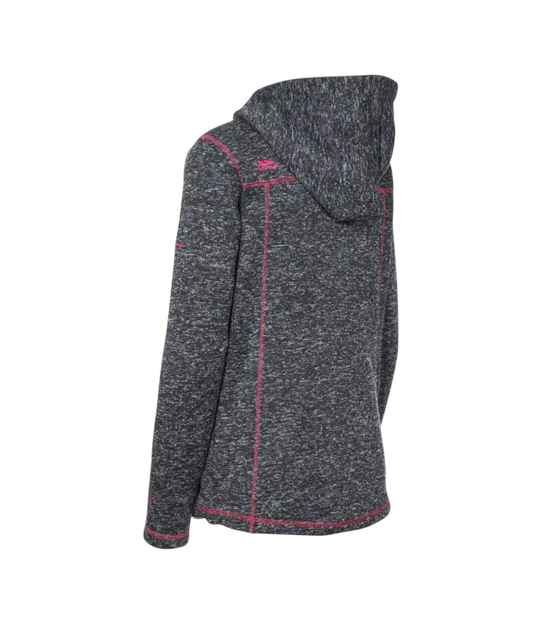 Veste Chinée À Capuche Odelia Femme Noir Chiné Trespass-3