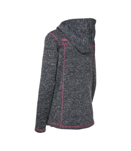 Veste Chinée À Capuche Odelia Femme Noir Chiné Trespass