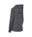 Veste Chinée À Capuche Odelia Femme Noir Chiné Trespass-3