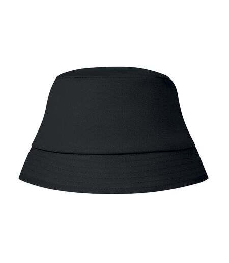 Bilgola Cotton Sun Hat Black MidOcean
