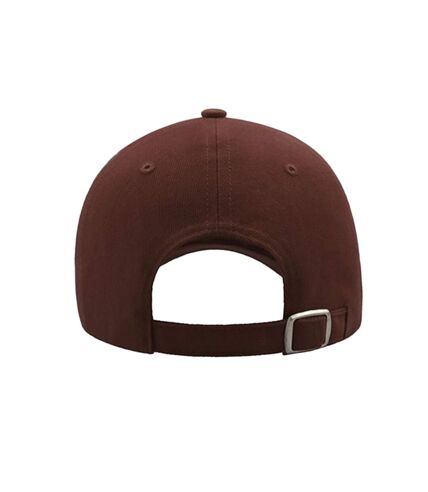 Atlantis Liberty Sandwich Heavy Brush Cotton 6 Panel Cap (Brown) - UTAB193