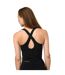 Womens/ladies V Neck Slim Tank Top Black Girlfriend Collective-4