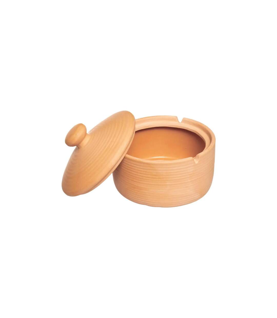 Cendrier en Terre Cuite Cosy 12cm Terracotta-2