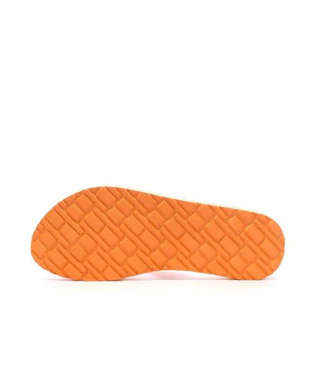 Tongs orange/blanches femme tommy hilfiger ithaca