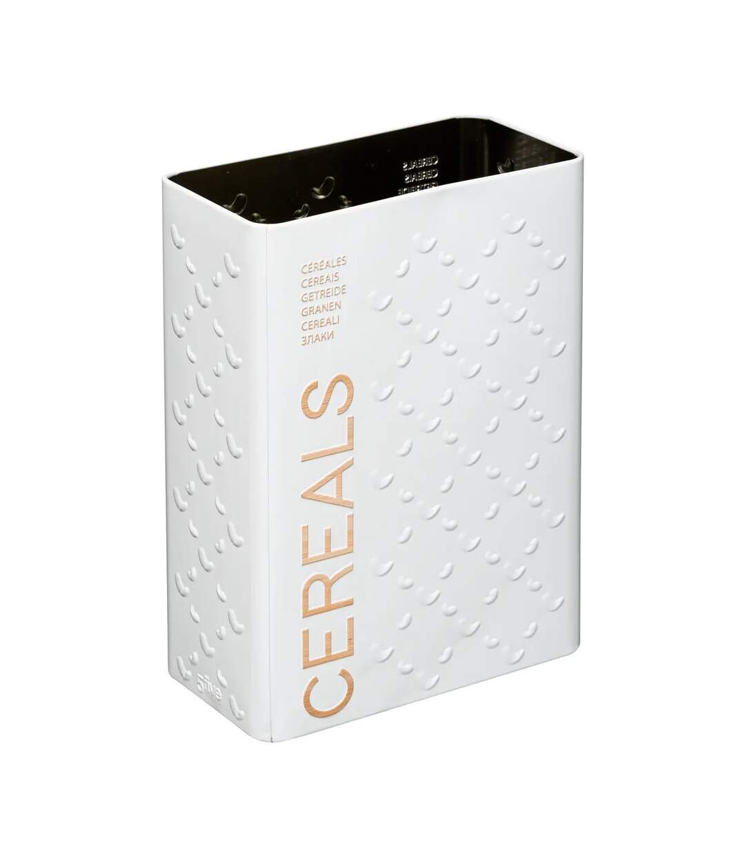 Boîte à Céréales Scandi 24cm Blanc-2