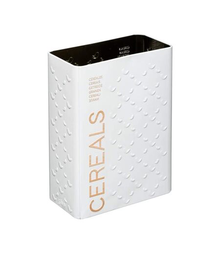 Boîte à Céréales Scandi 24cm Blanc