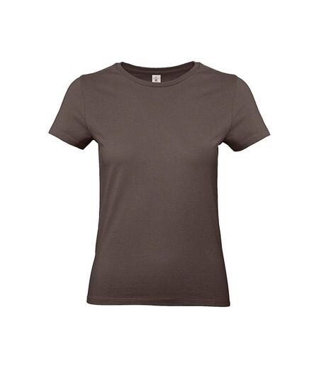 Womens/ladies #e190 T-shirt Brown B&C