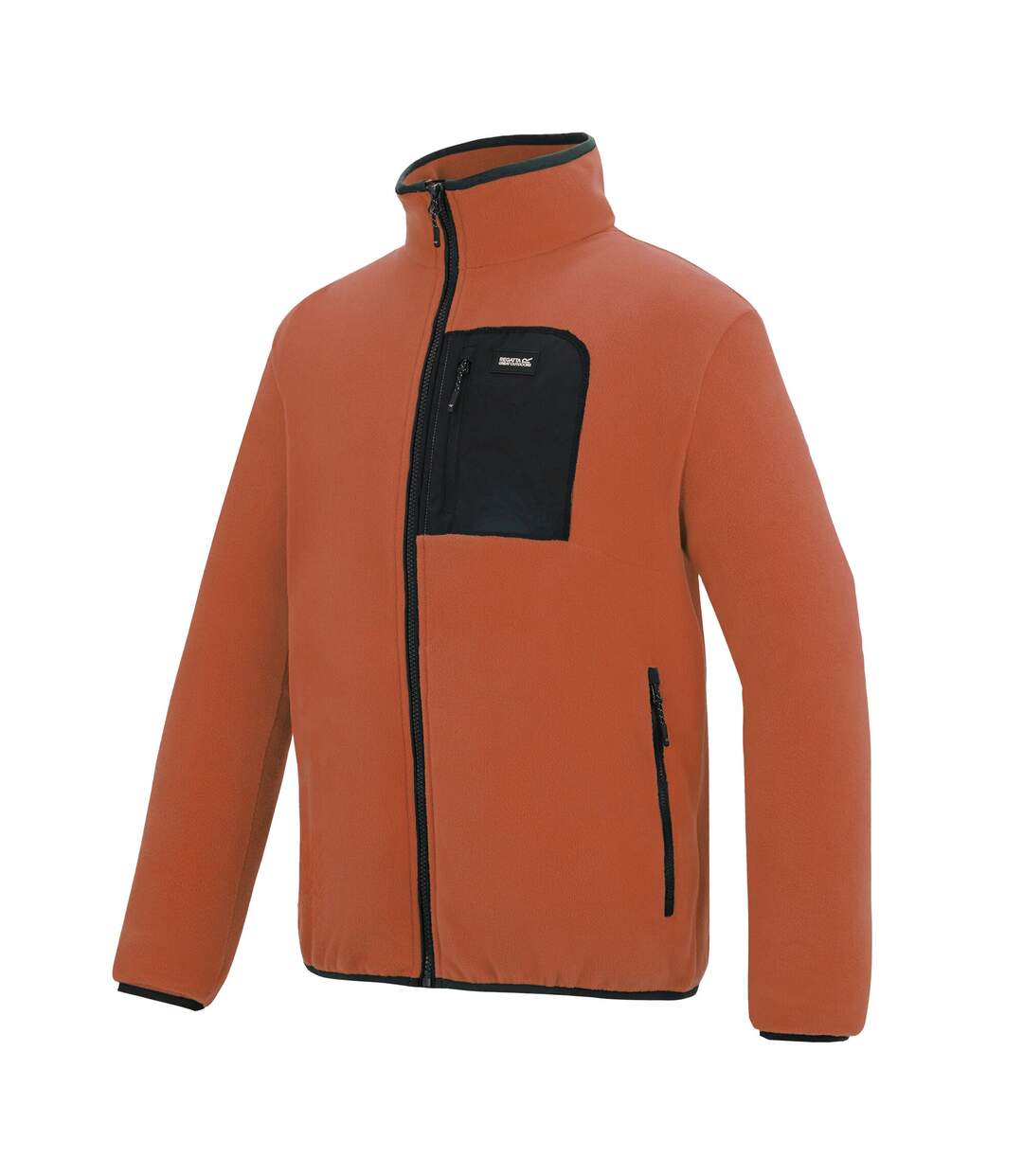 Veste Polaire Frankie Homme Orange Foncé Noir Regatta-4