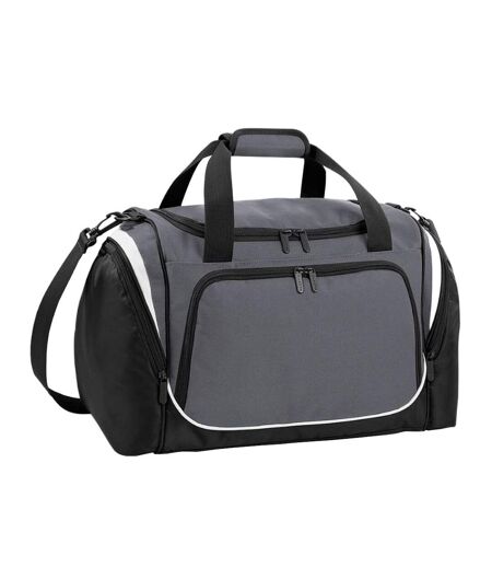 Quadra Pro Team Locker Bag (Black/Light Gray) (One Size)