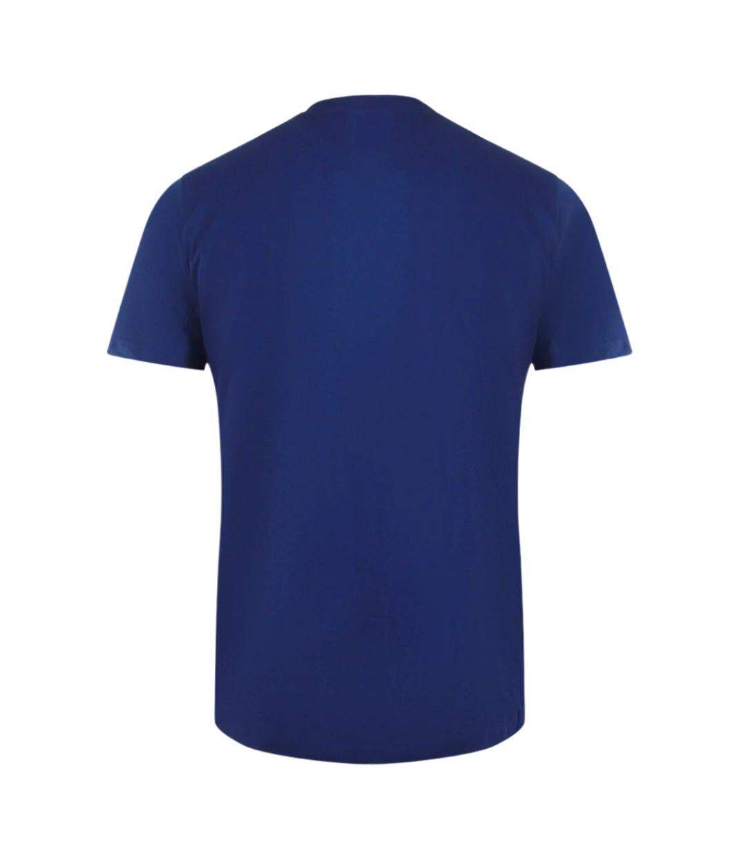 T-shirt Motif Léopard Homme Bleu Cavalli Class-2