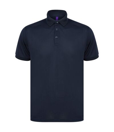 Henbury Unisex Adult Polo Shirt (Navy)