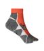 Socquettes Adulte Orange Vif Blanc James And Nicholson-3