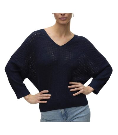 Pull marine femme vero moda newlexsun - l