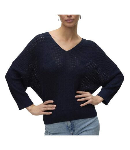 Pull marine femme vero moda newlexsun - l