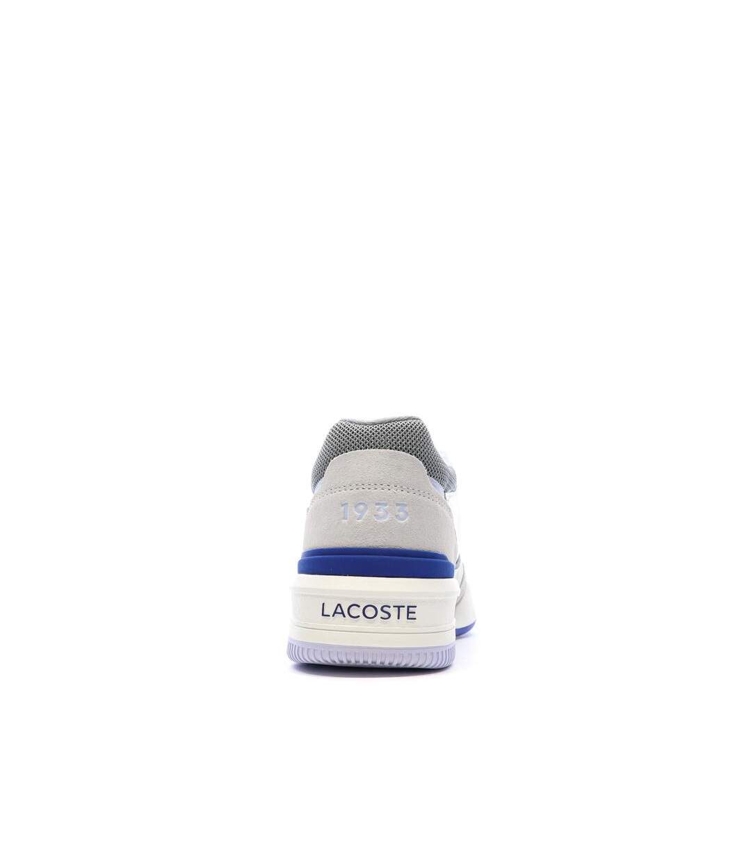 Baskets blanc/bleu homme lacoste lineshot 124-3