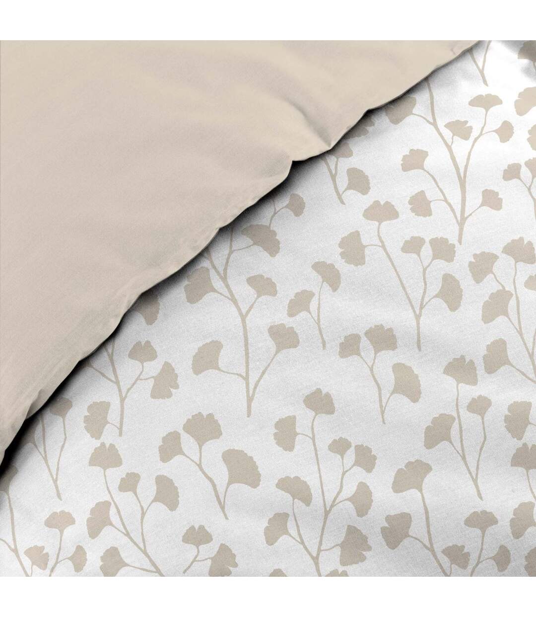 Parure de Lit 3 Pièces Violette 240x220cm Naturel-5