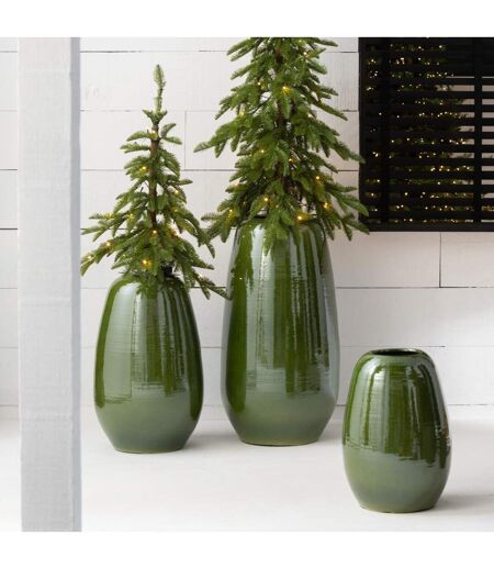 Vase Design en Porcelaine Lola 30cm Vert