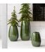Vase Design en Porcelaine Lola 30cm Vert-3