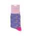 Miss Sparrow - 1 Paire Chaussettes Femme Teckel Santa Bambou-2