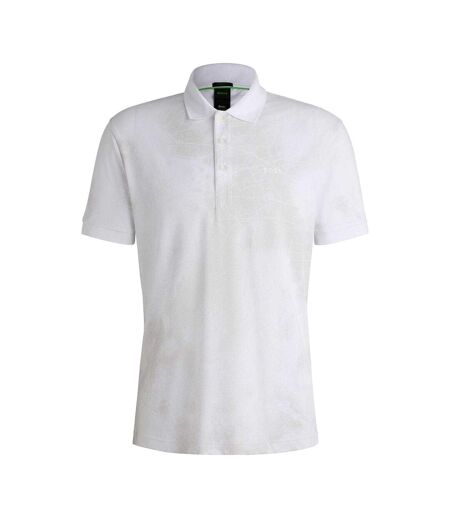 Polo Paddy Homme Blanc Boss