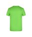 T-shirt Basic Homme Vert Citron James And Nicholson-2