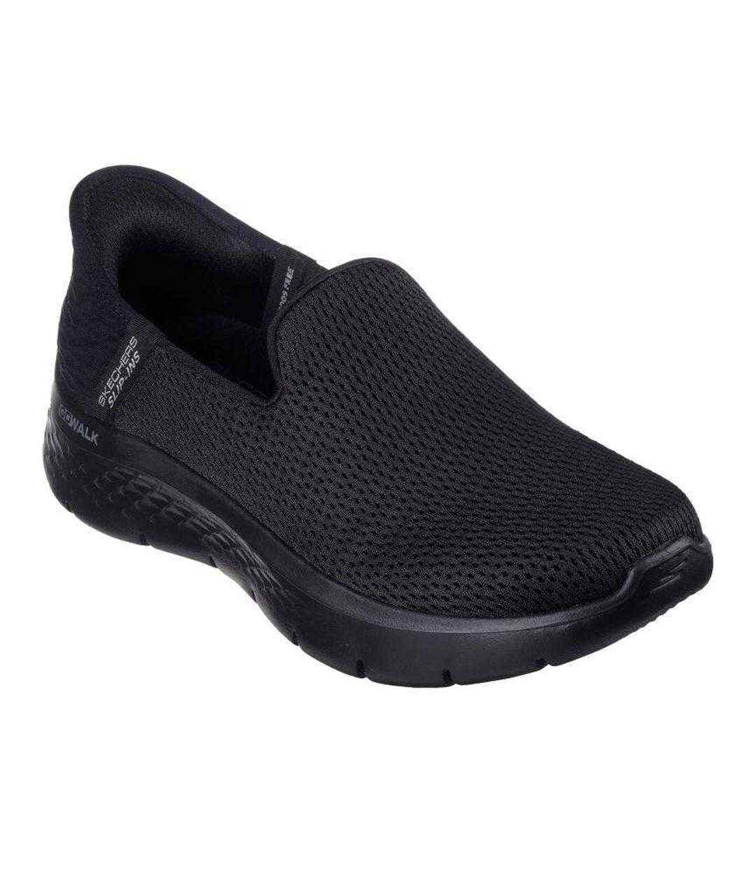 Baskets Go Walk Flex Relish Femme Noir Skechers-1