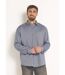 Chemise manches longues coton reliefé-1
