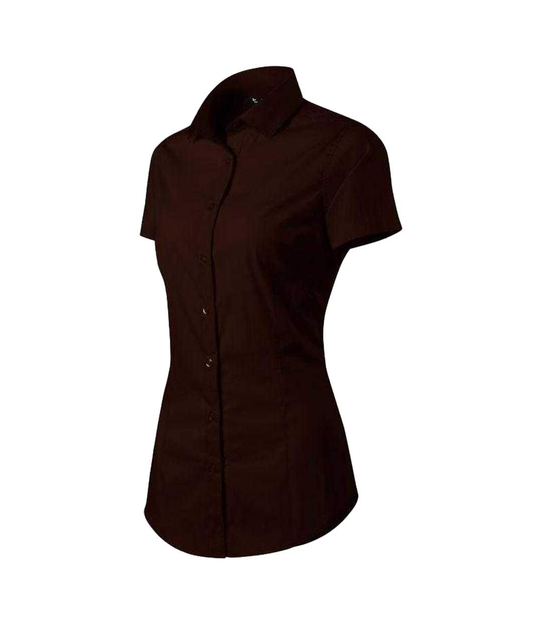 Chemisier Motif/style Éclair Femme Marron Malfini-3