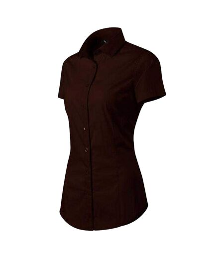 Chemisier Motif/style Éclair Femme Marron Malfini
