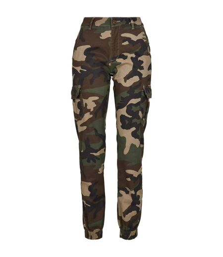 Pantalon À Poches Femme Marron Beige Urban Classics