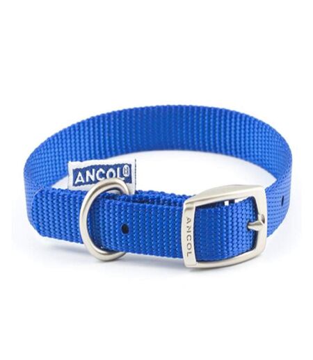 Ancol Nylon Dog Collar (22in) (Blue) - UTPD829