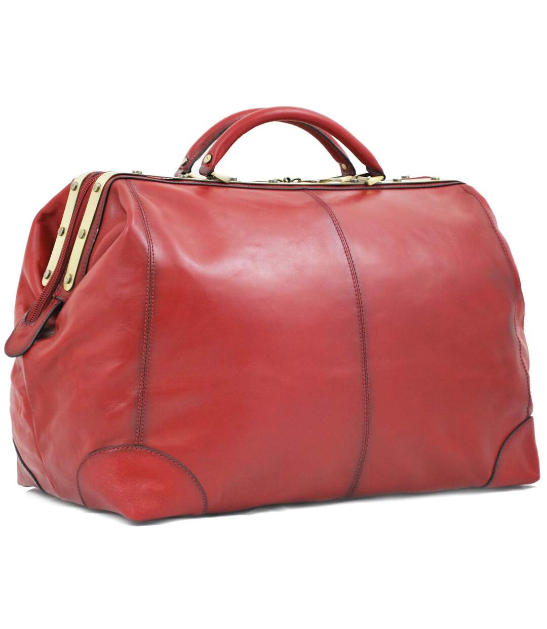 Katana - Sac de voyage en cuir Diligence 54cm - rouge - 6467-1