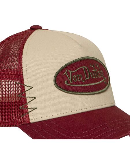 Casquette trucker avec filet effet usé avec filet et patch Used16 Vondutch