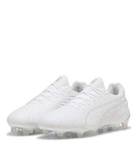 Mens King Ultimate Firm Ground Football Boots White Puma