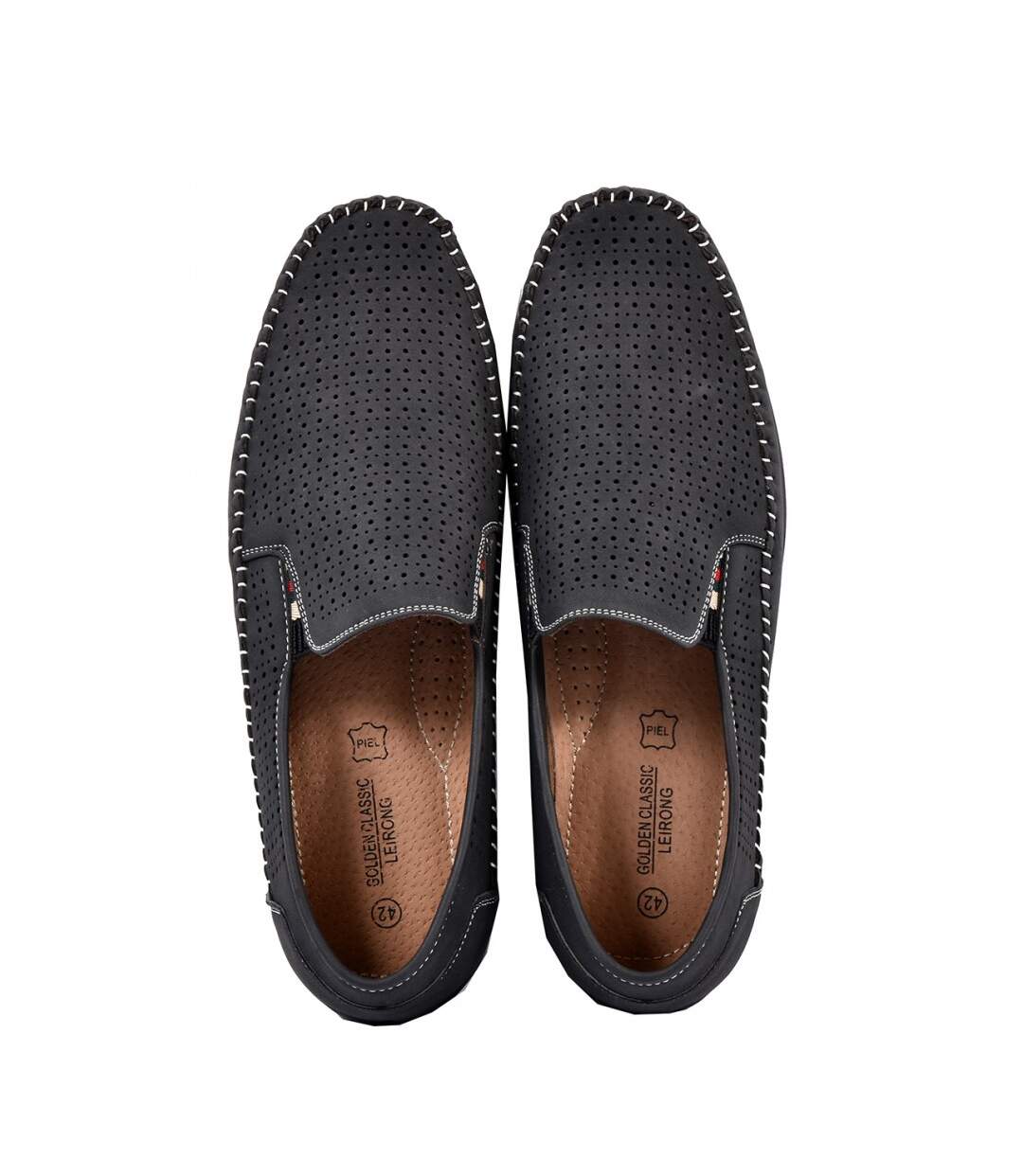 Mocassins pour Homme Doublure CUIR PREMIUM- Chaussure d'été Qualité et Confort --3