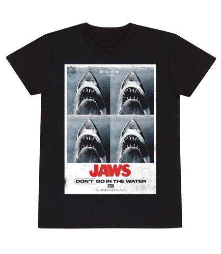 Jaws - T-shirt DON'T GO IN THE WATER - Adulte (Noir) - UTHE1588