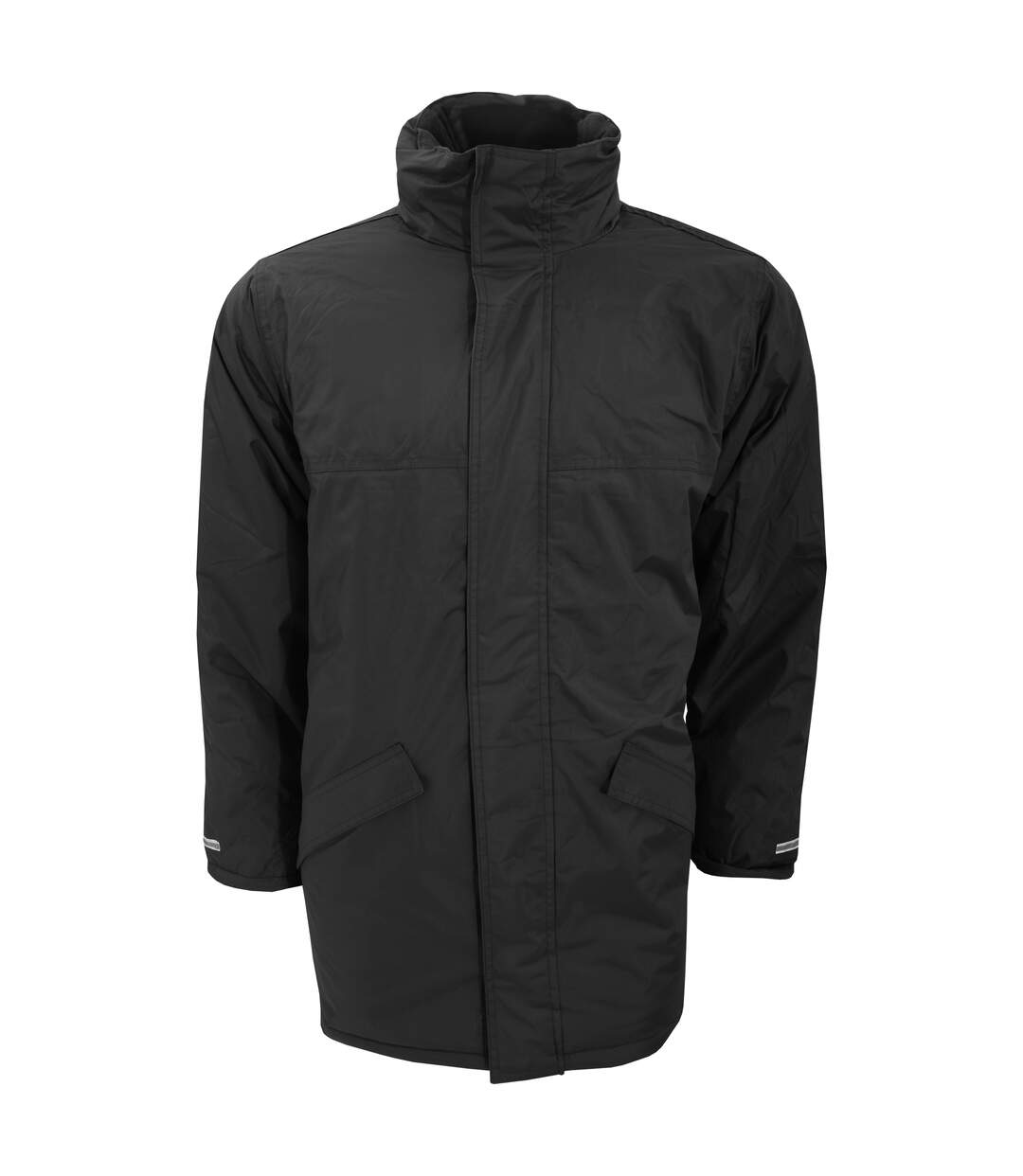 Result Mens Core Winter Parka Waterproof Windproof Jacket (Black) - UTBC901