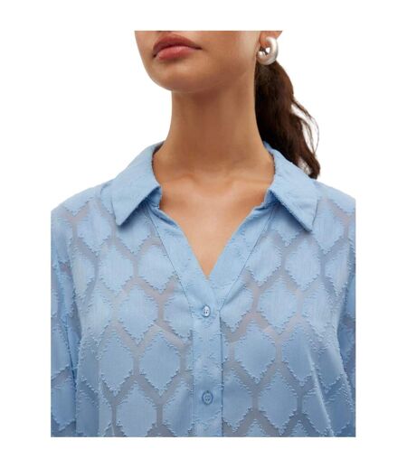 Blouse Manches Longues Mayla Femme Bleu Pastel Vero Moda