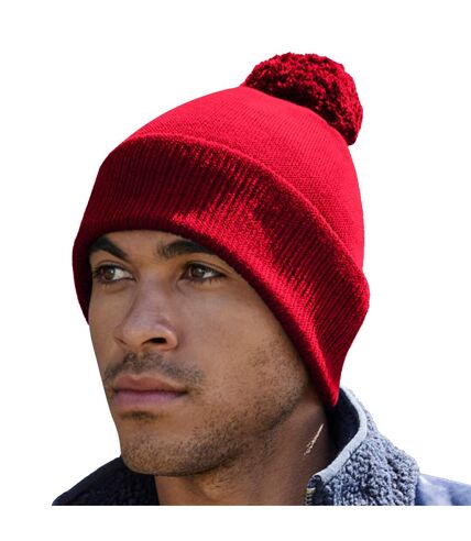 Snowstar organic cotton beanie classic red Beechfield