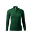 Polo Manches Longues Femme Vert Malfini-1